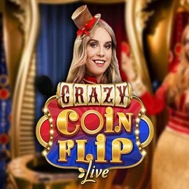 Crazy Coin Flip logo by Evolution Donbet Casino