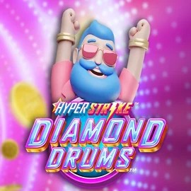 Hyper Strike Diamond Drums slot visual from Gameburger Studios available on donbets.eu